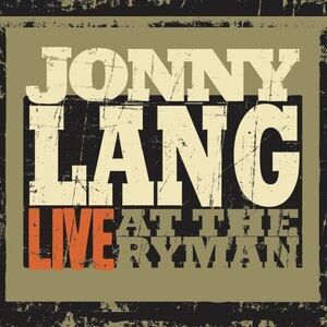 Jonny Lang - Live At The Ryman  CD